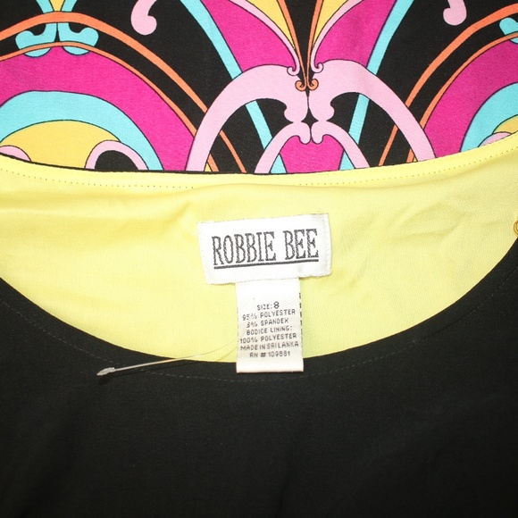 NEW Robbie Bee Butterfly Cut-Out Sleeve Dress M - Picture 8 of 8